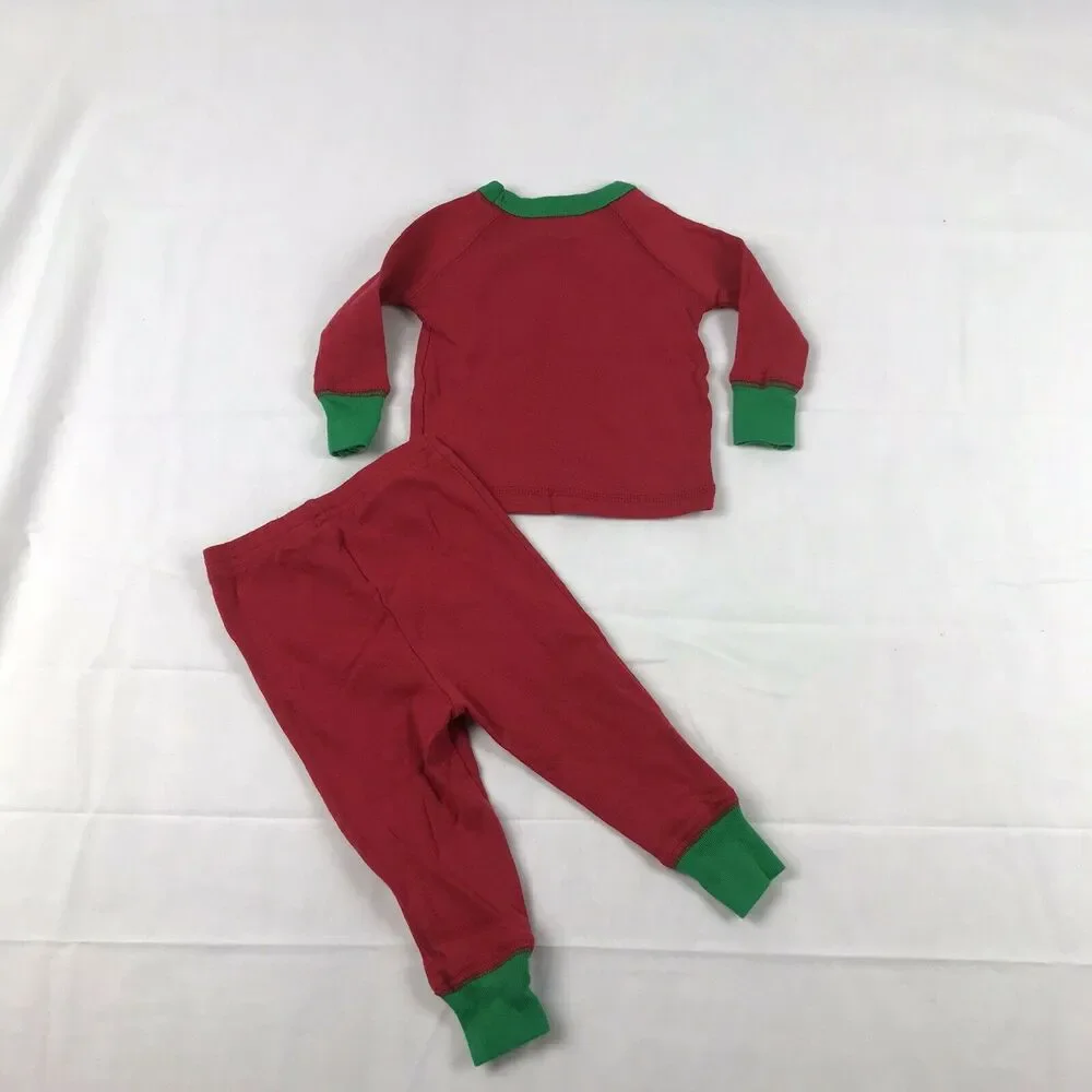 disney parks‎ mickey mouse christmas 2piece pajama set 12 Months